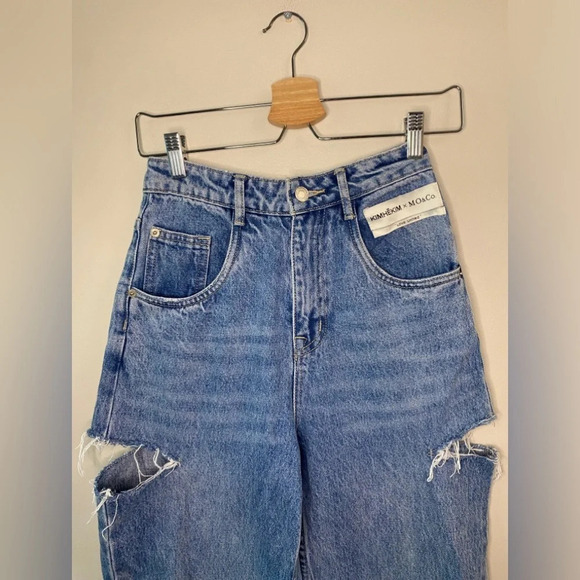 KIMHĒKIM x MO&Co Love United  Jeans - Picture 8 of 12